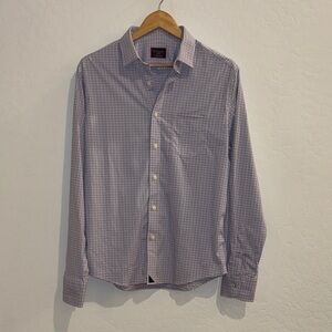 UNTUCKit Men's Classic Checkered Long Sleeve Dress Shirt